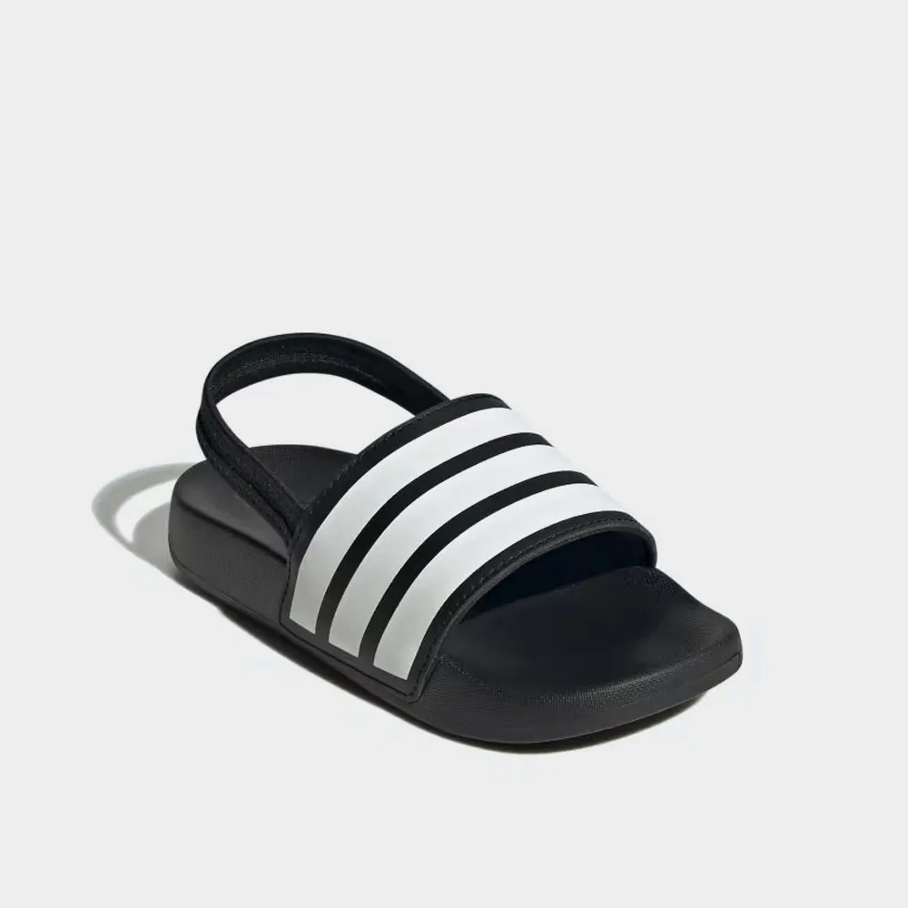 Adidas Kids Adilette Estrap Sandals Black/White _ 183141 _ Black