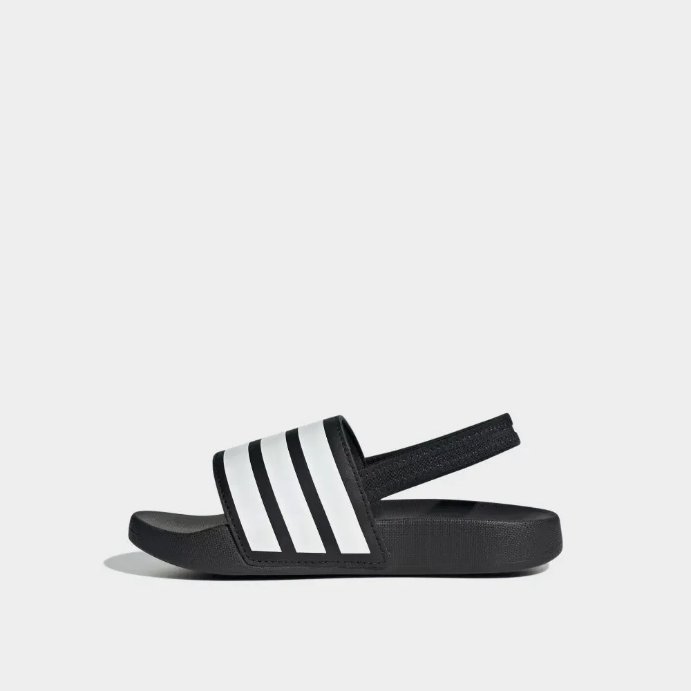 Adidas Kids Adilette Estrap Sandals Black/White _ 183141 _ Black