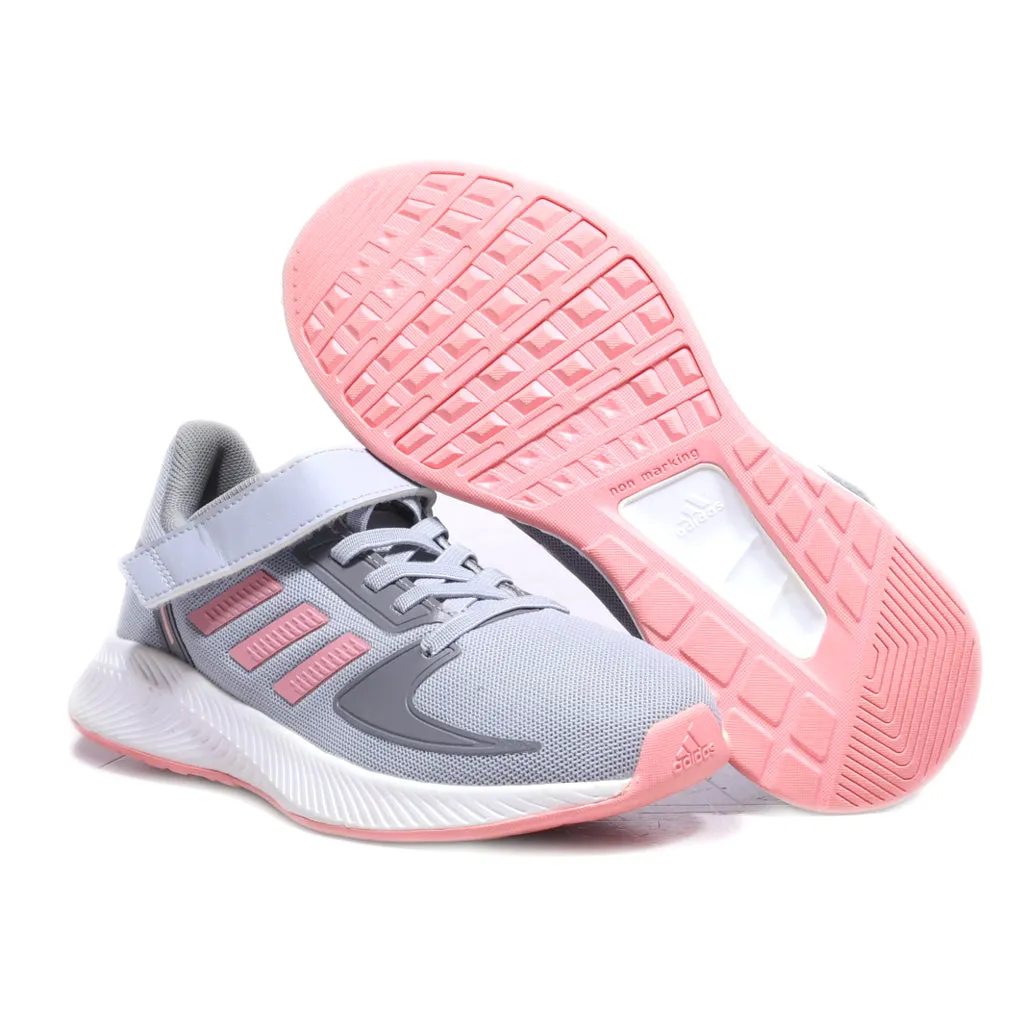 Adidas Run Falcon 2.0 Sport Shoes Fabric Grey Colour For Kids