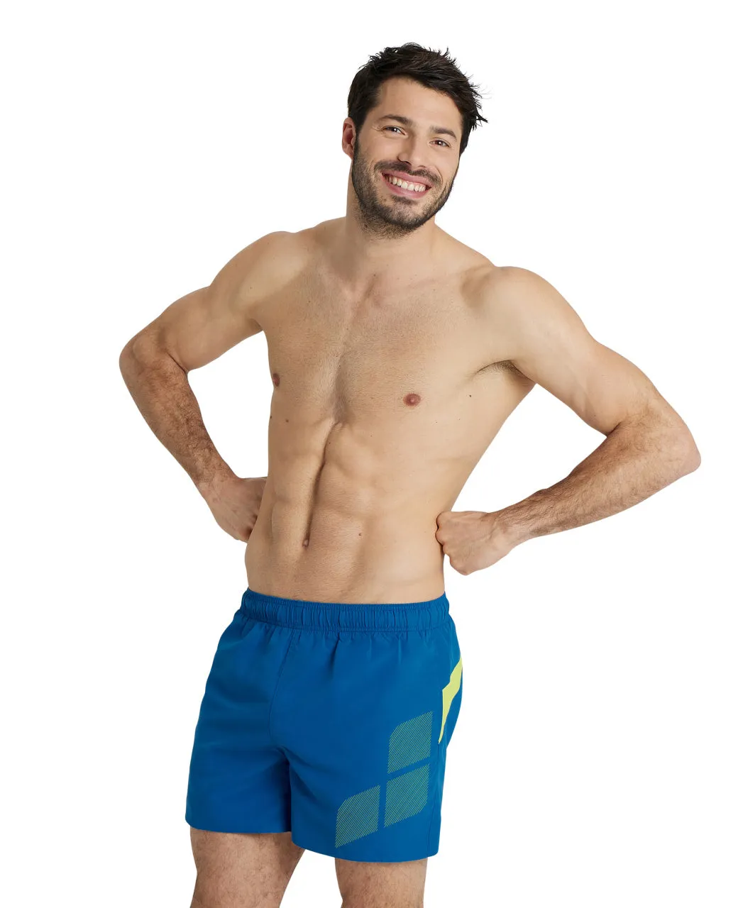 Arena Men's Logo Beach Shorts - Atlantic