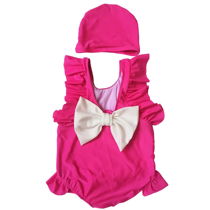 Baby Girls' One-Piece Swimwear