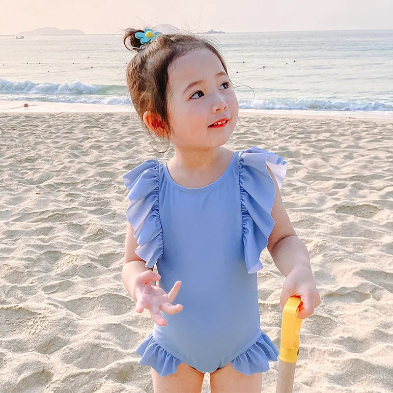 Baby Girls' One-Piece Swimwear