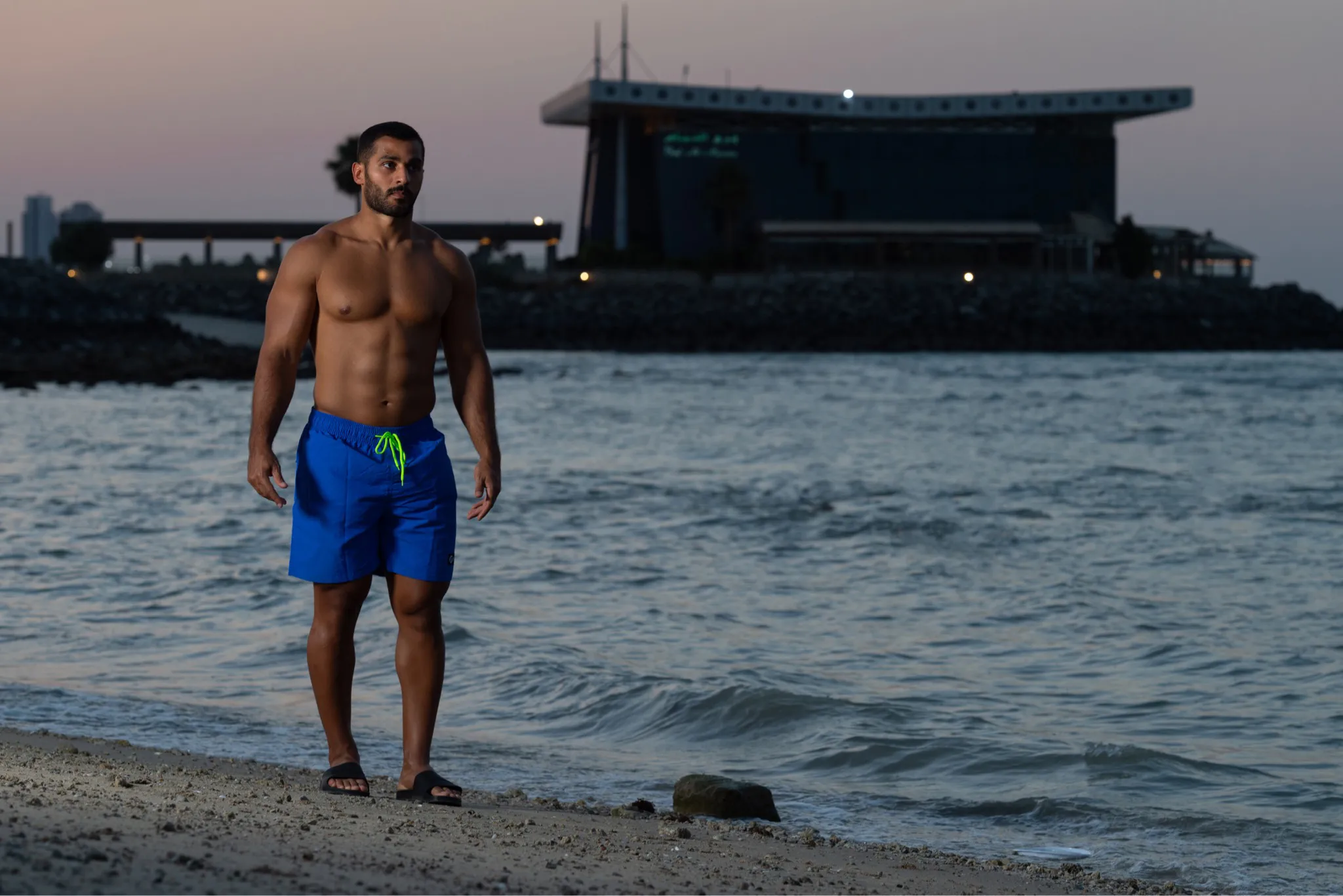 BEACH SHORTS - OCEAN BLUE