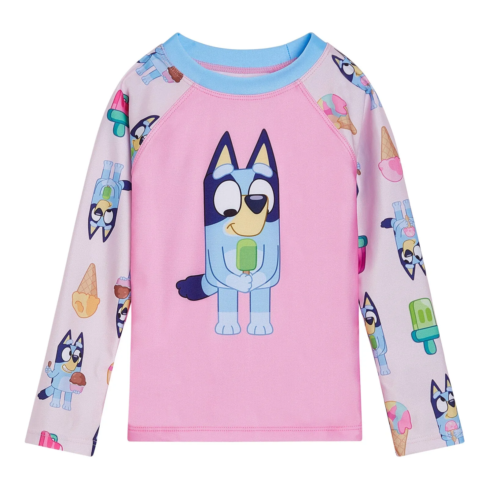 Bluey UPF 50  Rash Guard and Bikini Bottom