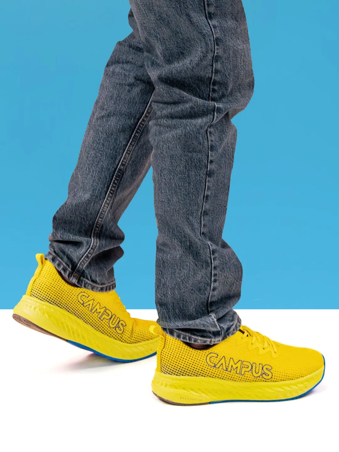 CAMP-OPERA Yellow Men's Running Shoes