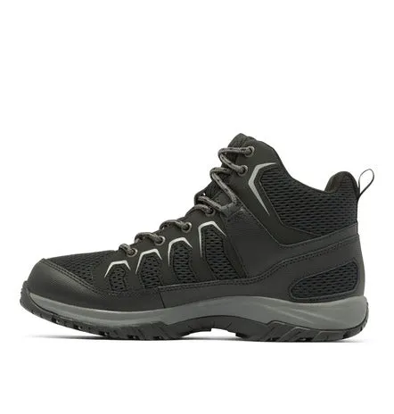 Columbia Men's Granite Trail Waterproof Hiking Boot -  Black, Ti Grey Steel