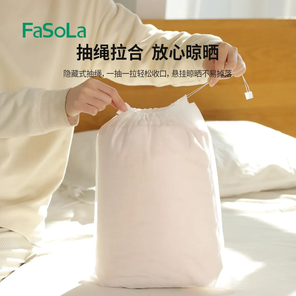 FaSoLa Non-Woven Anti-Yellowing Shoe Bags - White, Large, 32*40cm, Pack of 10