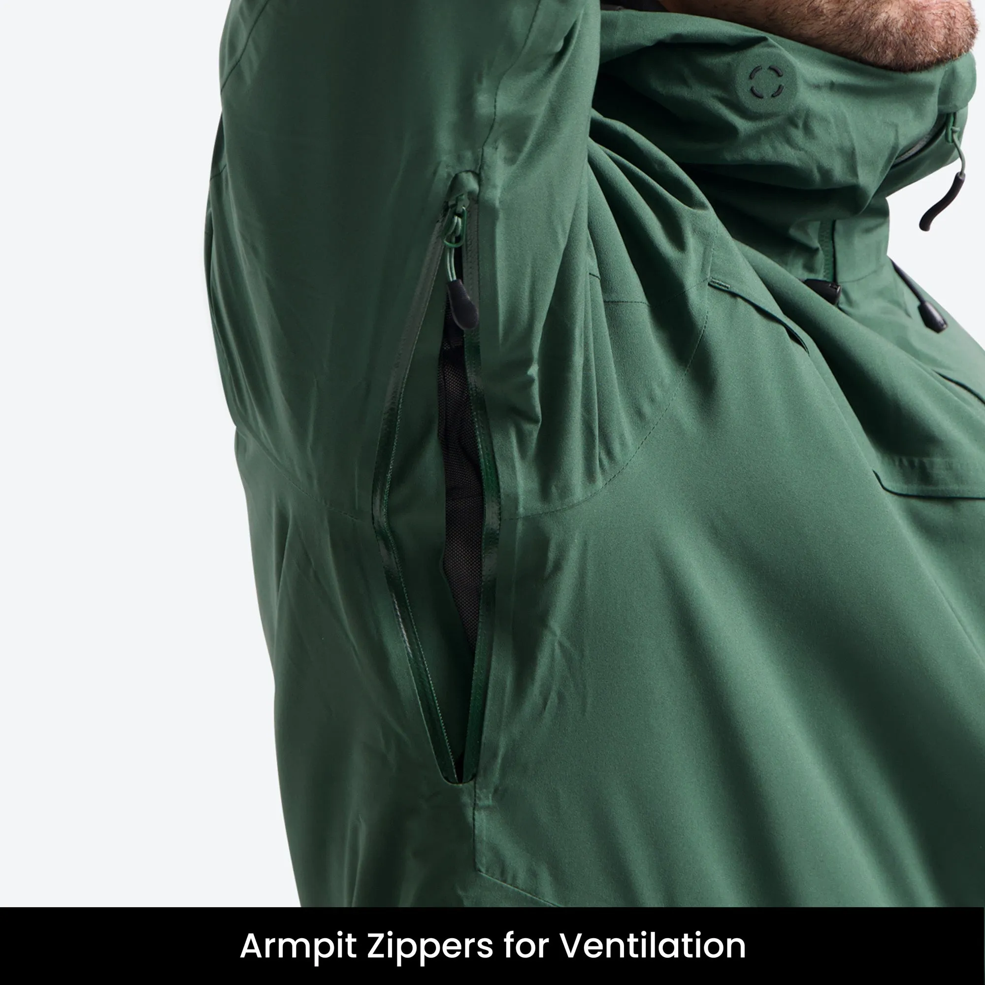 Insulated Hardshell Jacket Dark Green | Men