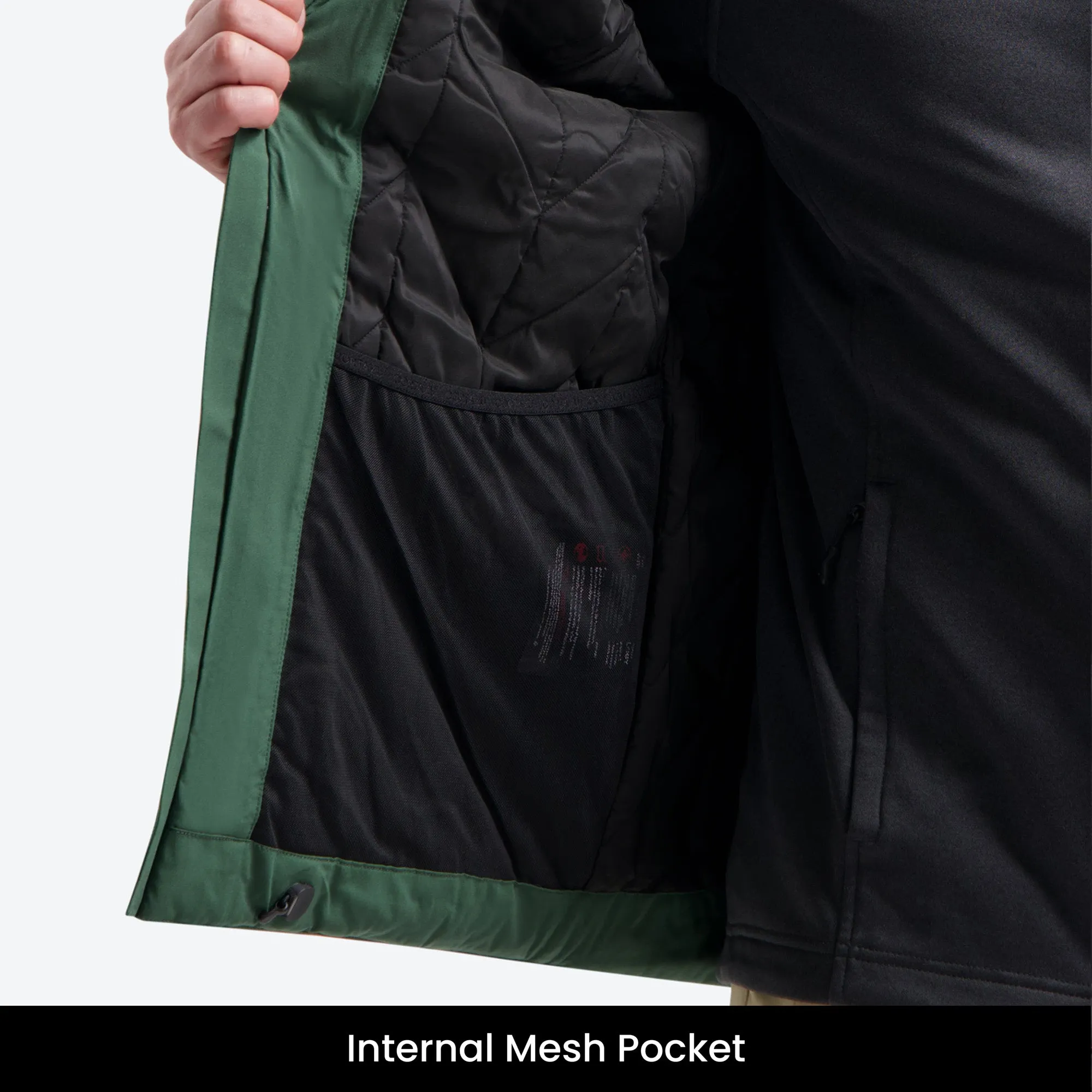 Insulated Hardshell Jacket Dark Green | Men