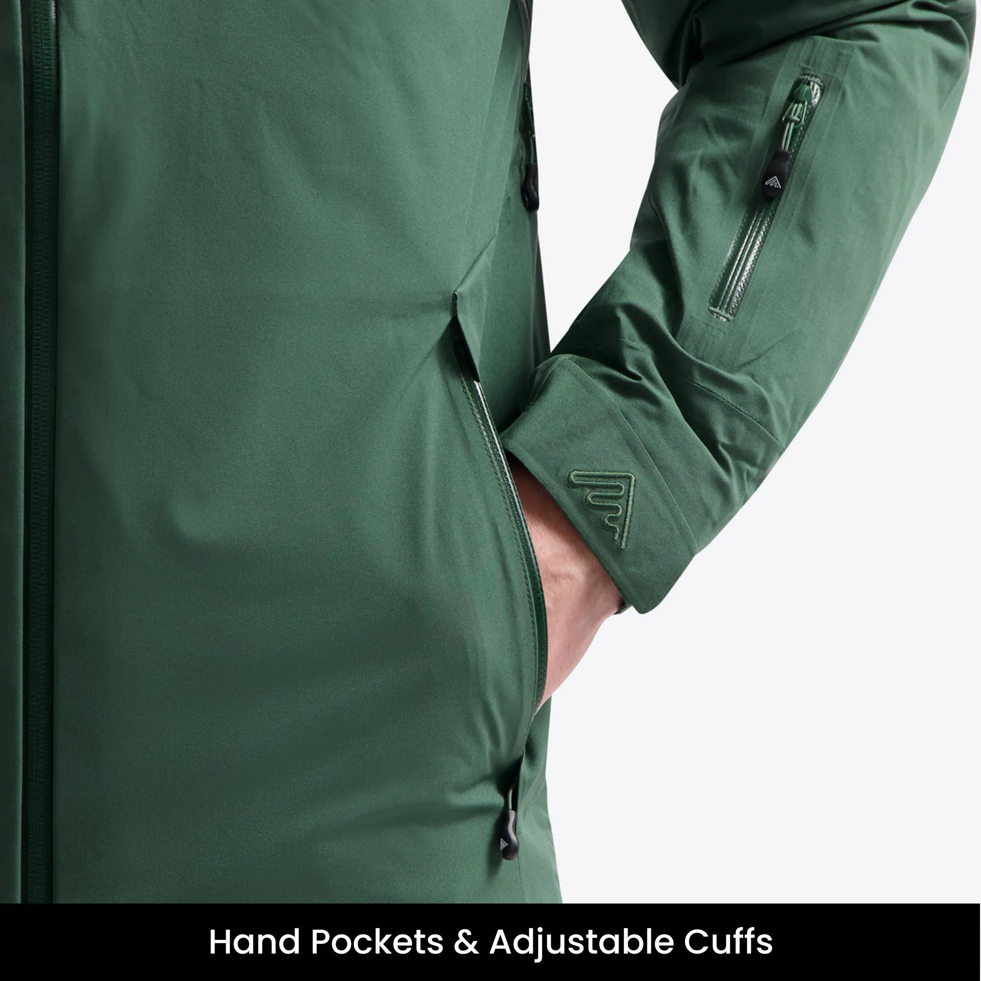 Insulated Hardshell Jacket Dark Green | Men