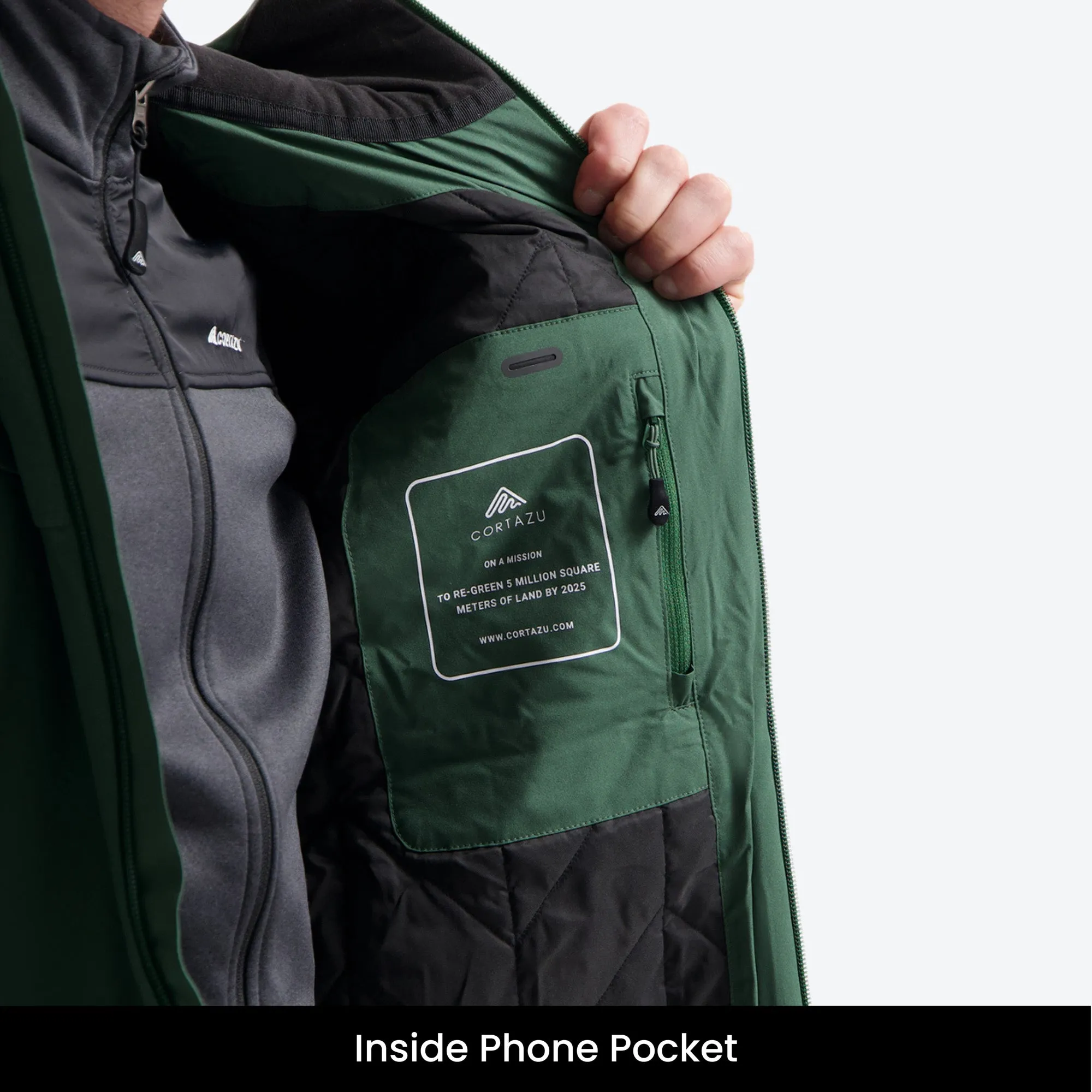 Insulated Hardshell Jacket Dark Green | Men