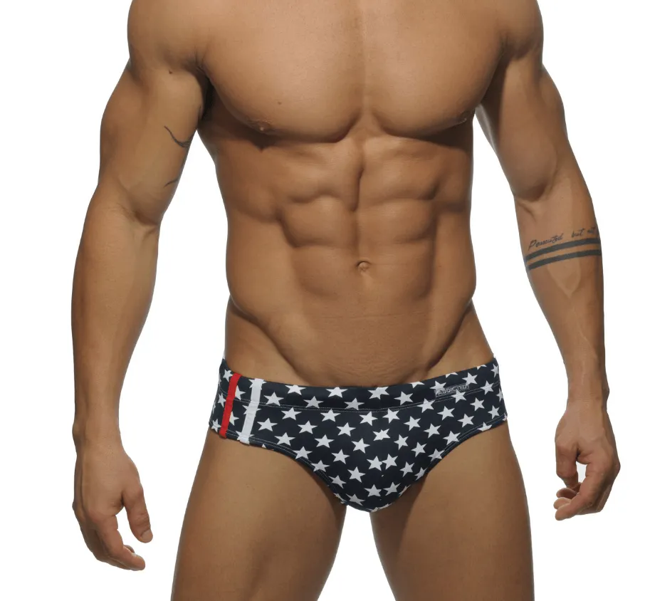 Low Waist Mens Swimwear 9 Pattern Sexy Swimming Trunks for Bthing Shorts Men Swimwear Men Sungas de praia homens