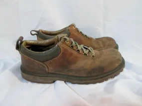 Mens Timberland 87097 Leather Trek Hiking WORK SHOE 13 BROWN Boot