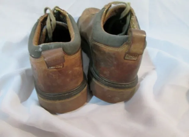Mens Timberland 87097 Leather Trek Hiking WORK SHOE 13 BROWN Boot
