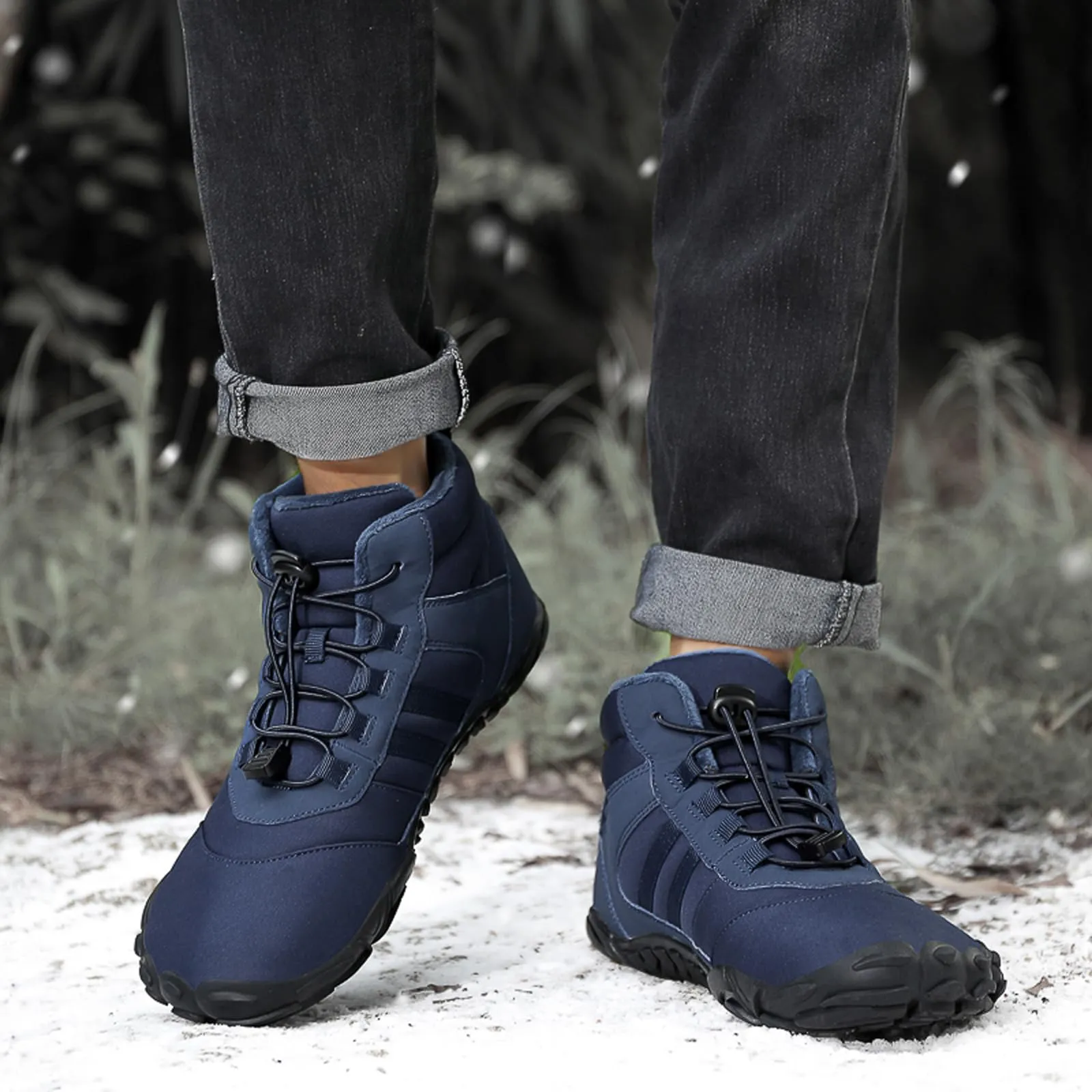 Non-Slip & Waterproof Winter Barefoot Shoes Hiking Shoes Footwear