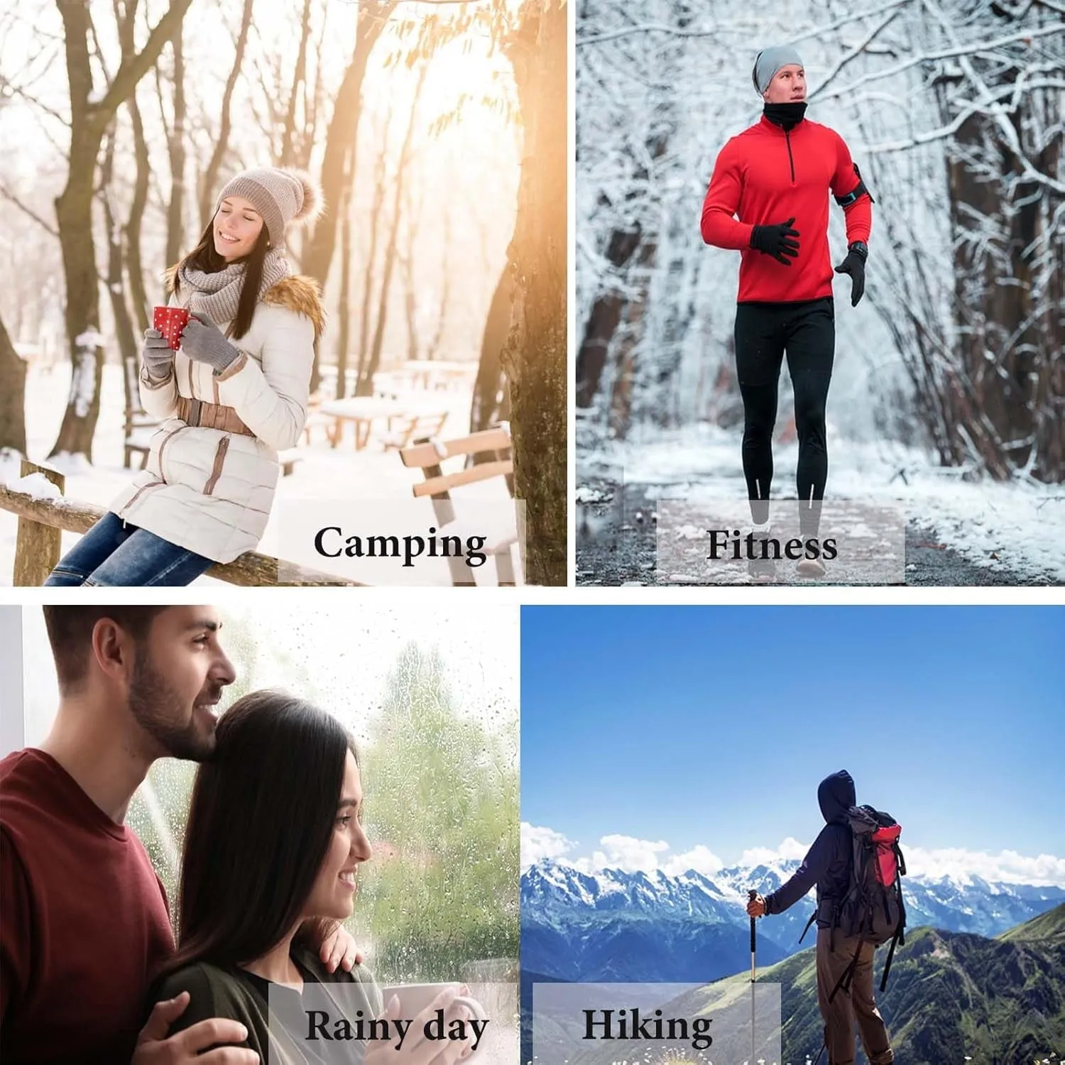 Non-Slip & Waterproof Winter Barefoot Shoes Hiking Shoes Footwear