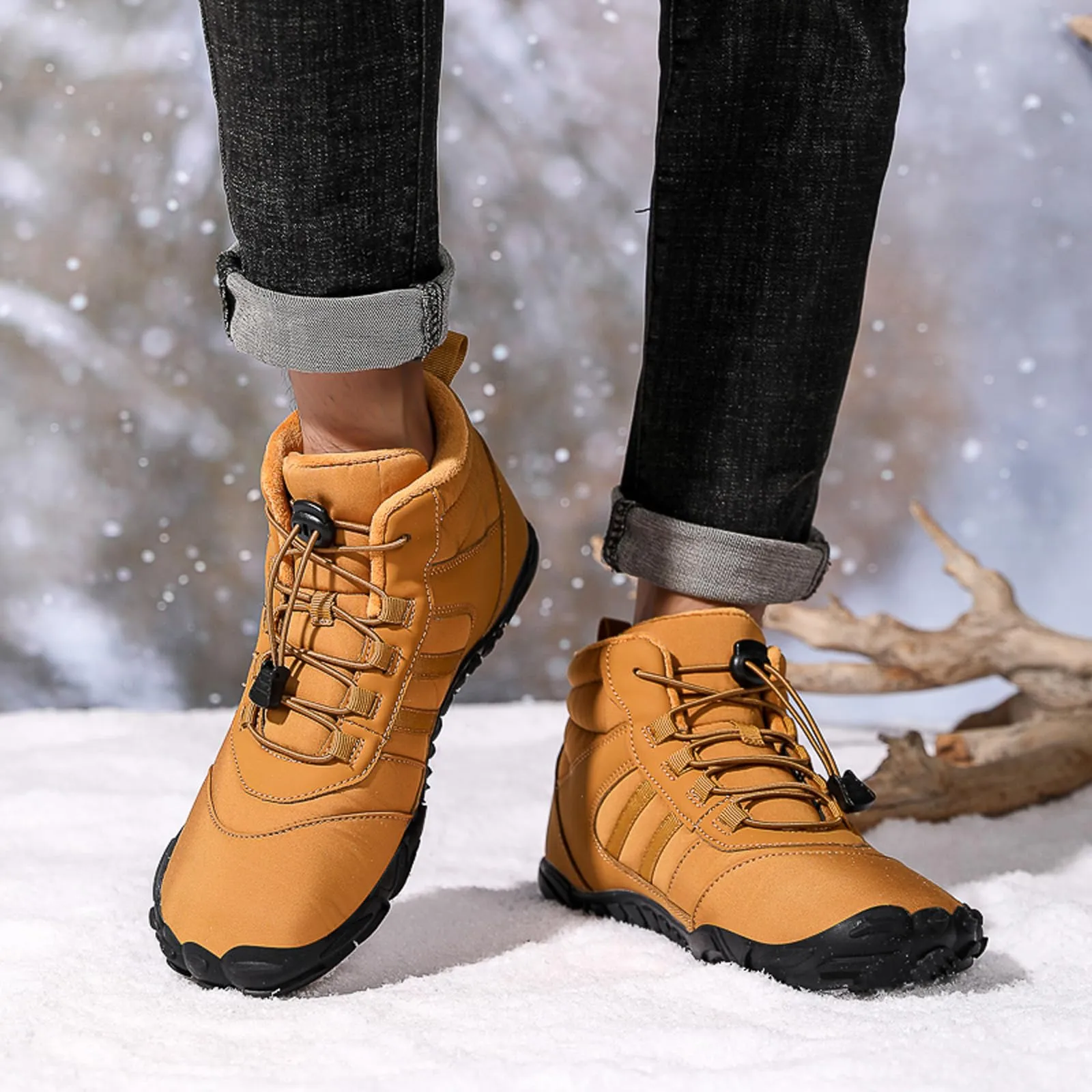 Non-Slip & Waterproof Winter Barefoot Shoes Hiking Shoes Footwear