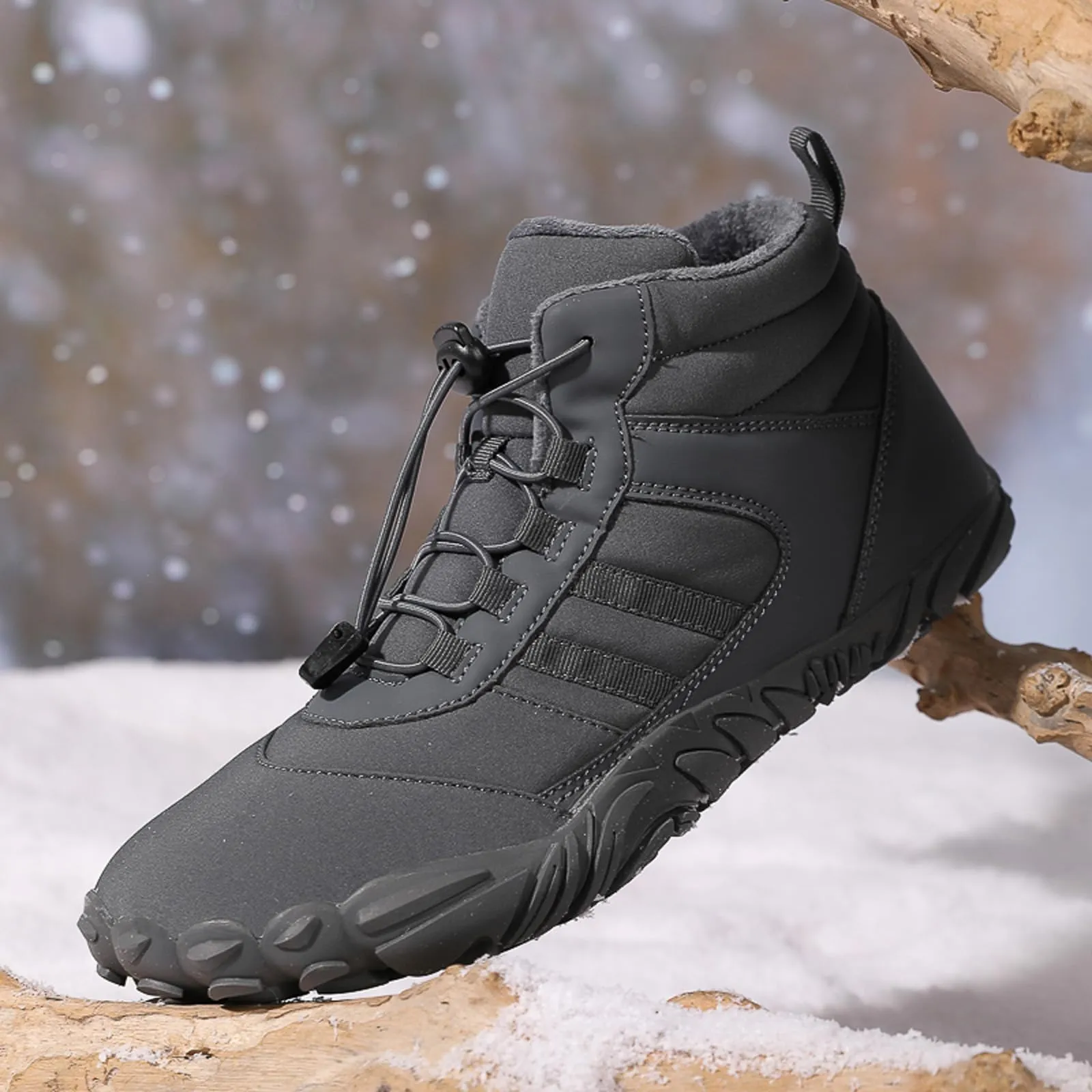 Non-Slip & Waterproof Winter Barefoot Shoes Hiking Shoes Footwear