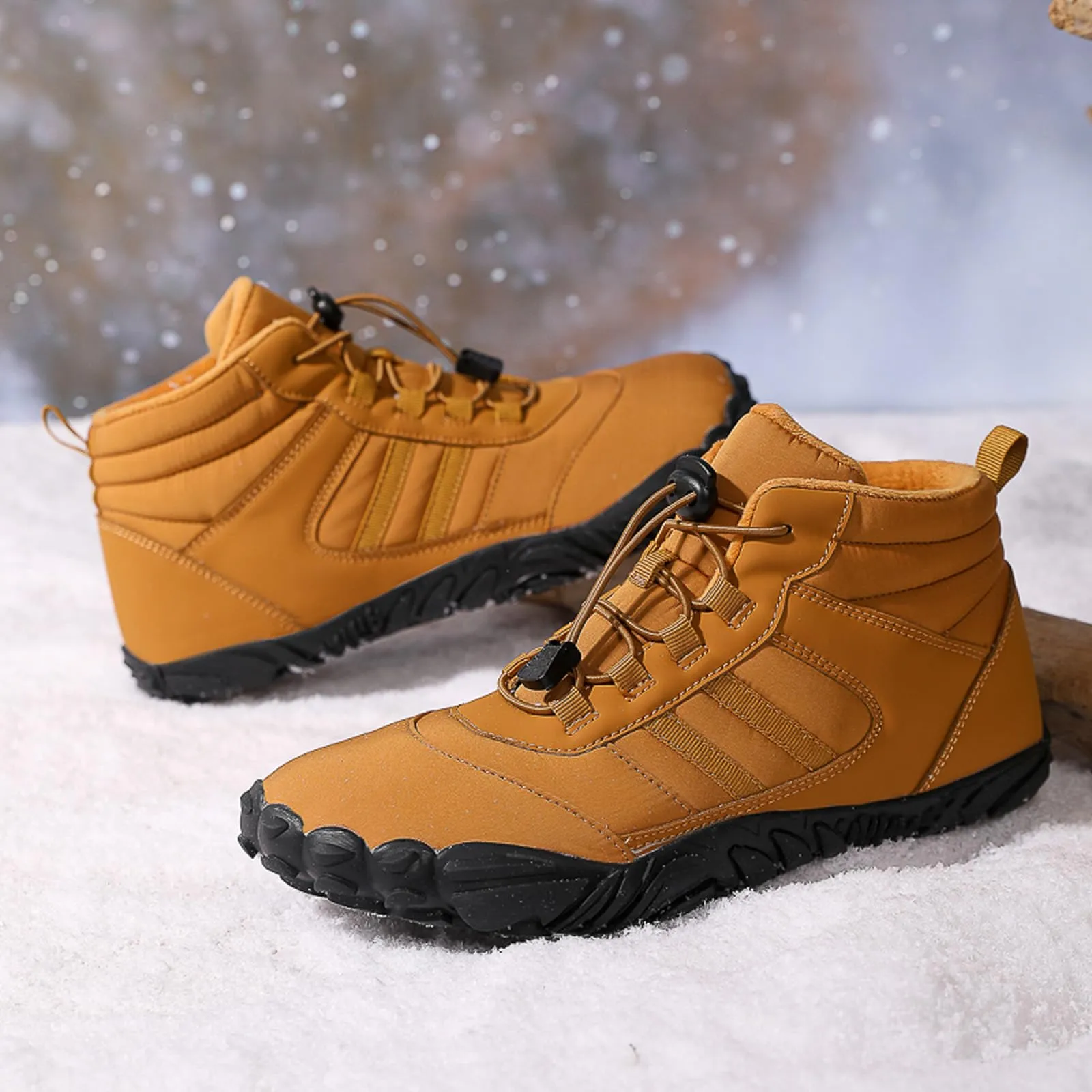 Non-Slip & Waterproof Winter Barefoot Shoes Hiking Shoes Footwear