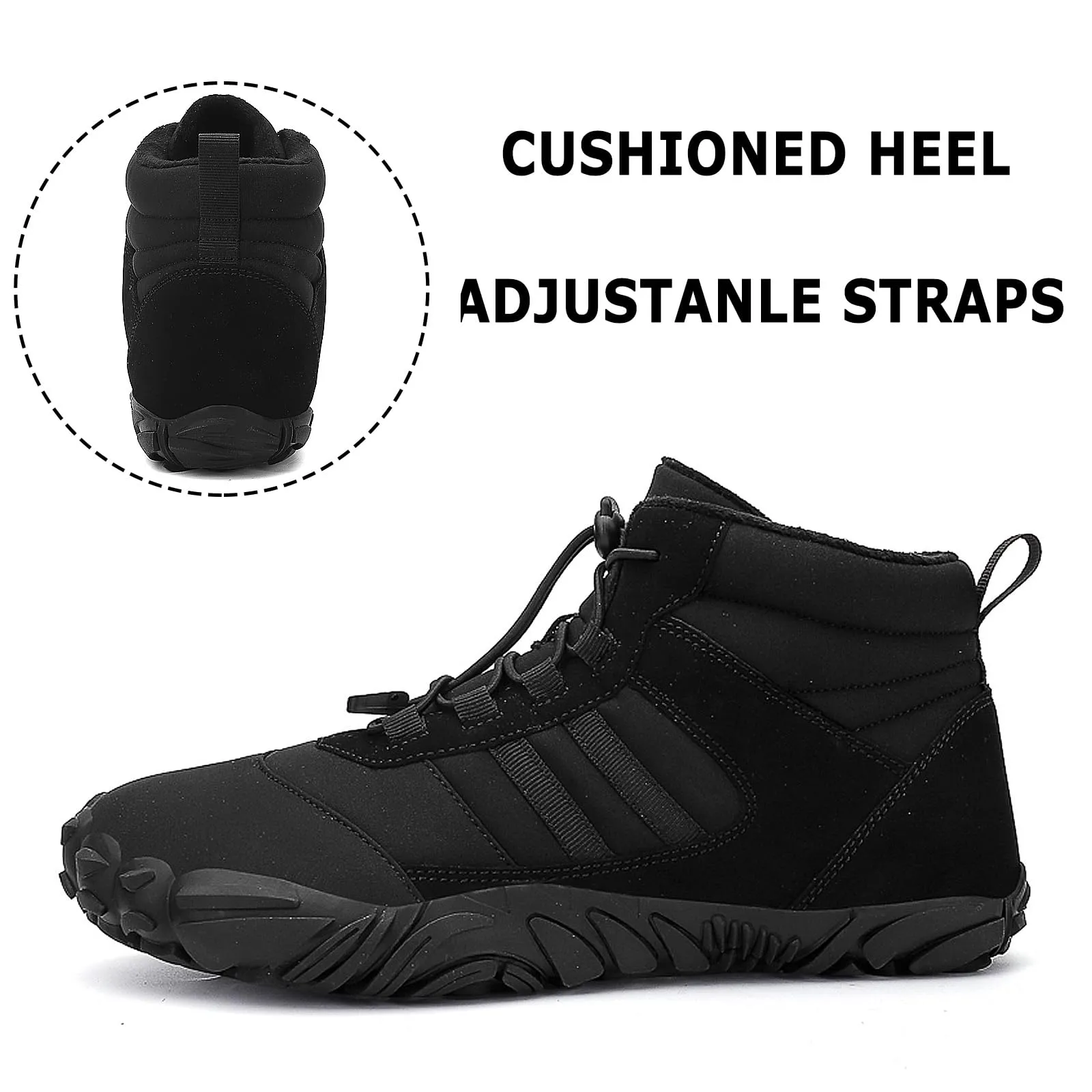 Non-Slip & Waterproof Winter Barefoot Shoes Hiking Shoes Footwear