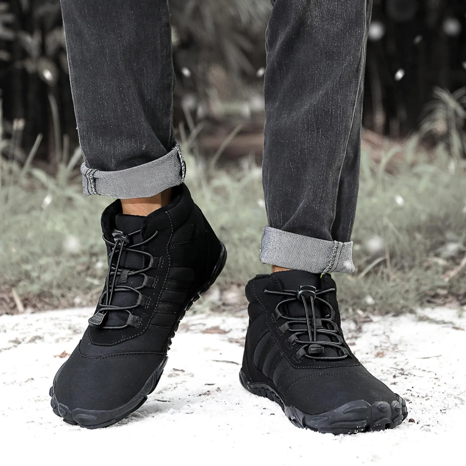 Non-Slip & Waterproof Winter Barefoot Shoes Hiking Shoes Footwear