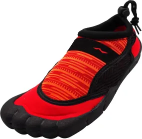 NORTY Womens 5-10 Red/Black Techno Watershoe 38927