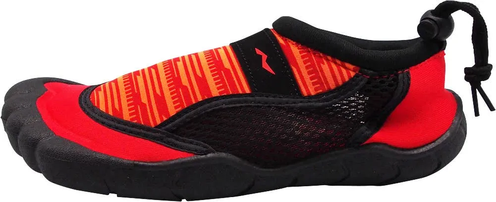NORTY Womens 5-10 Red/Black Techno Watershoe 38927