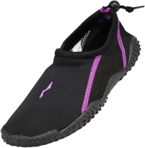 Norty Womens Water Shoe 15524 Black Purple