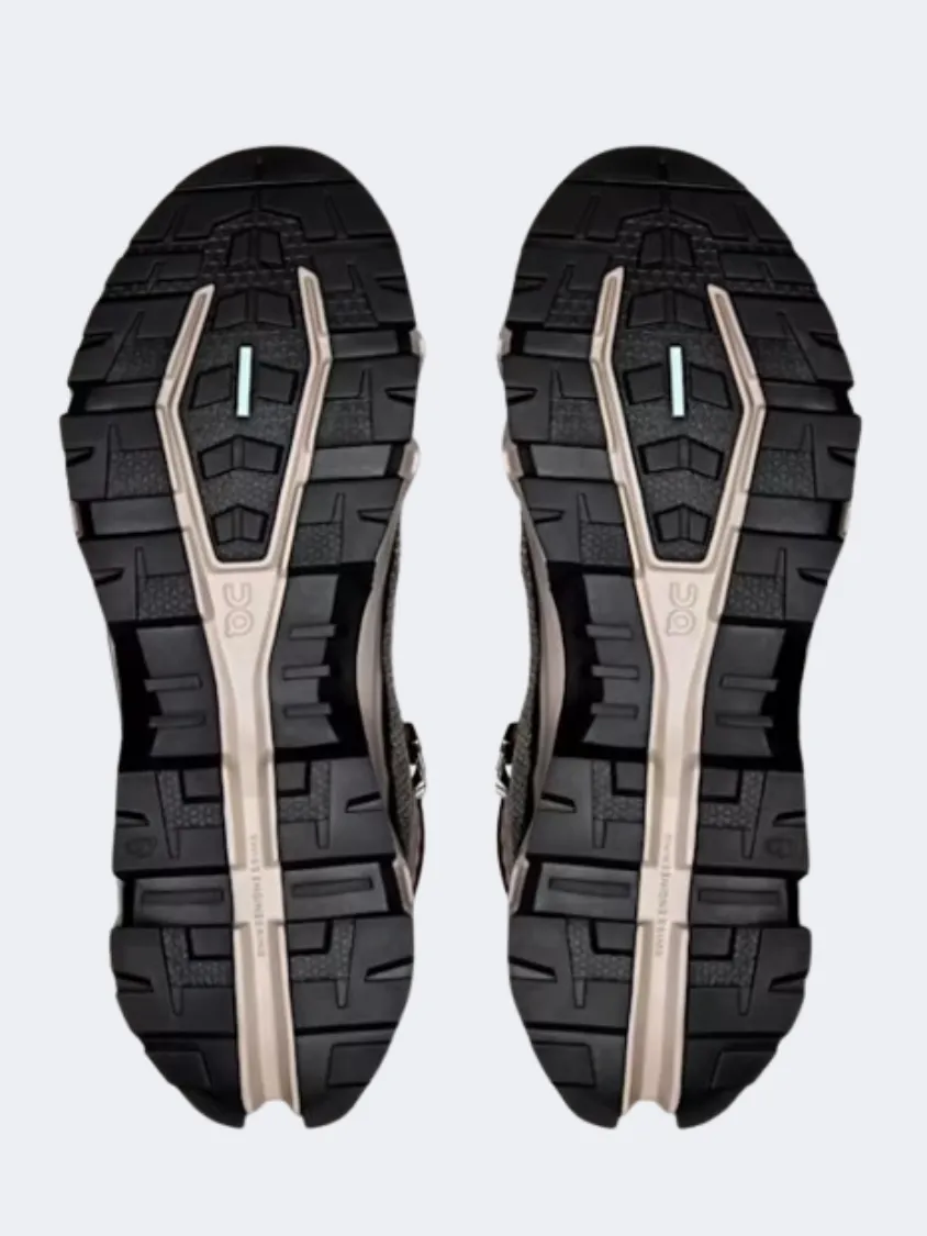 On Cloudrock Trek Waterproof Men Hiking Sneakers Ash/Fog