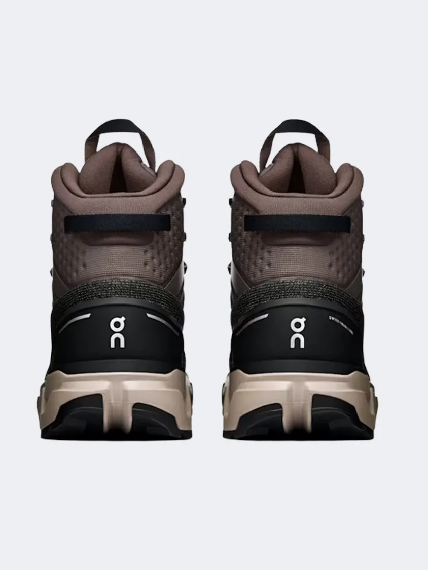 On Cloudrock Trek Waterproof Men Hiking Sneakers Ash/Fog