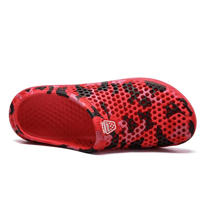 Outdoor hole shoes beach casual design slip wear-resistant breathable men fashion comfortable new 1