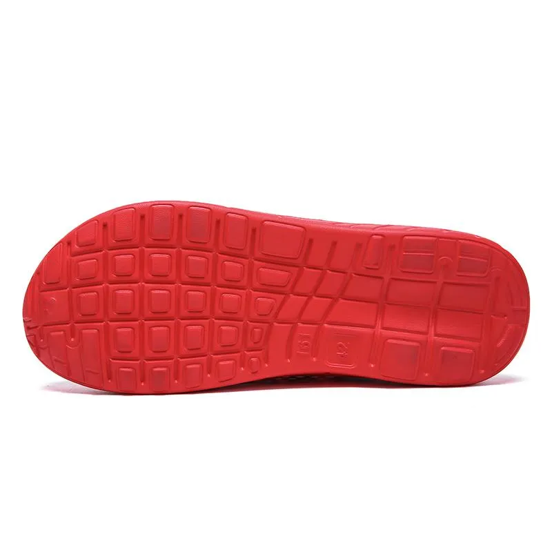 Outdoor hole shoes beach casual design slip wear-resistant breathable men fashion comfortable new 1