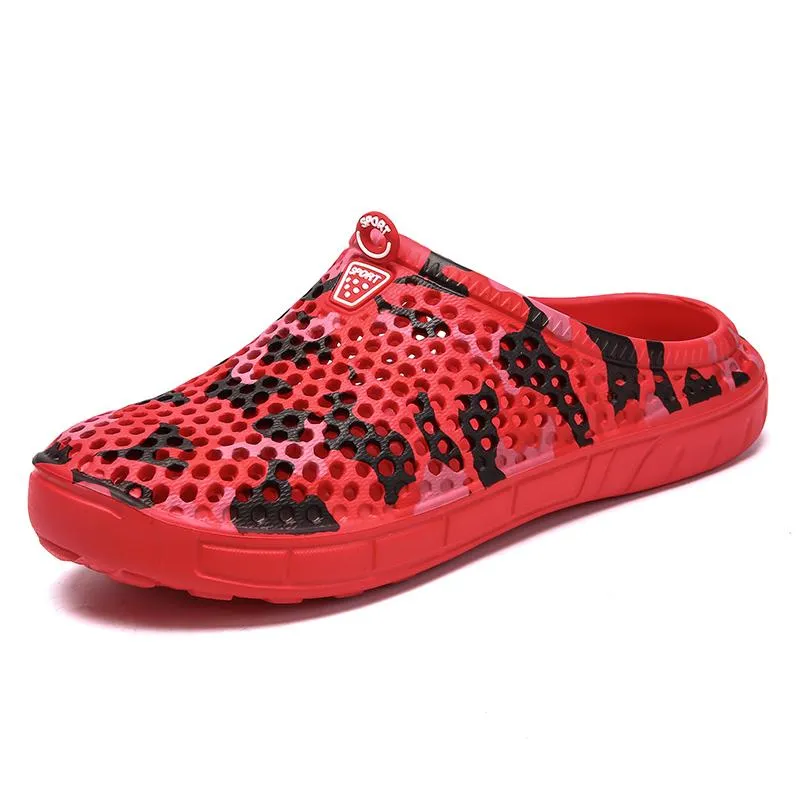 Outdoor hole shoes beach casual design slip wear-resistant breathable men fashion comfortable new 1