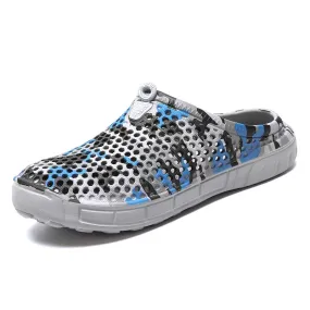 Outdoor hole shoes beach casual design slip wear-resistant breathable men fashion comfortable new 1
