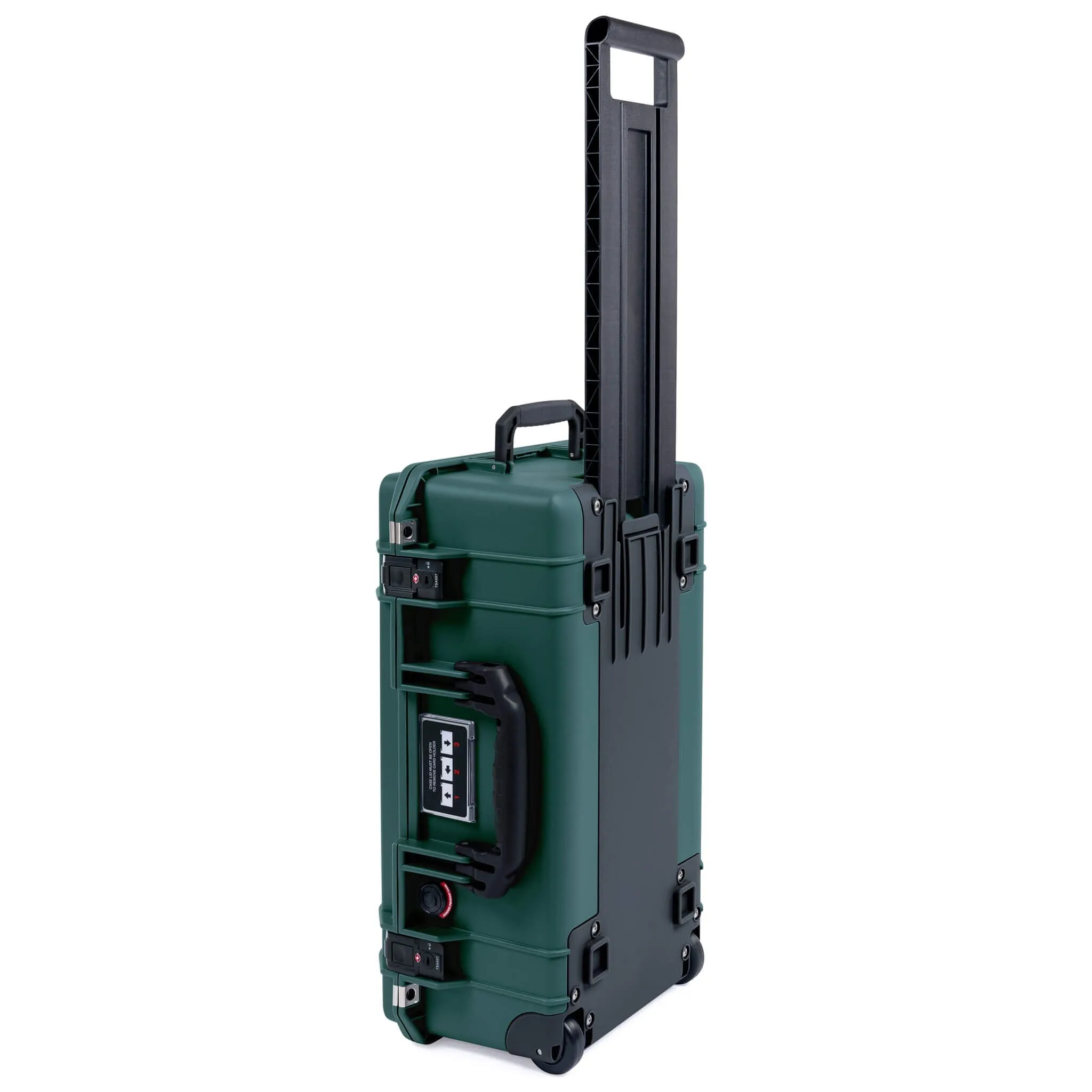 Pelican 1535 Air Case, Trekking Green with Black Handles & TSA Locking Latches