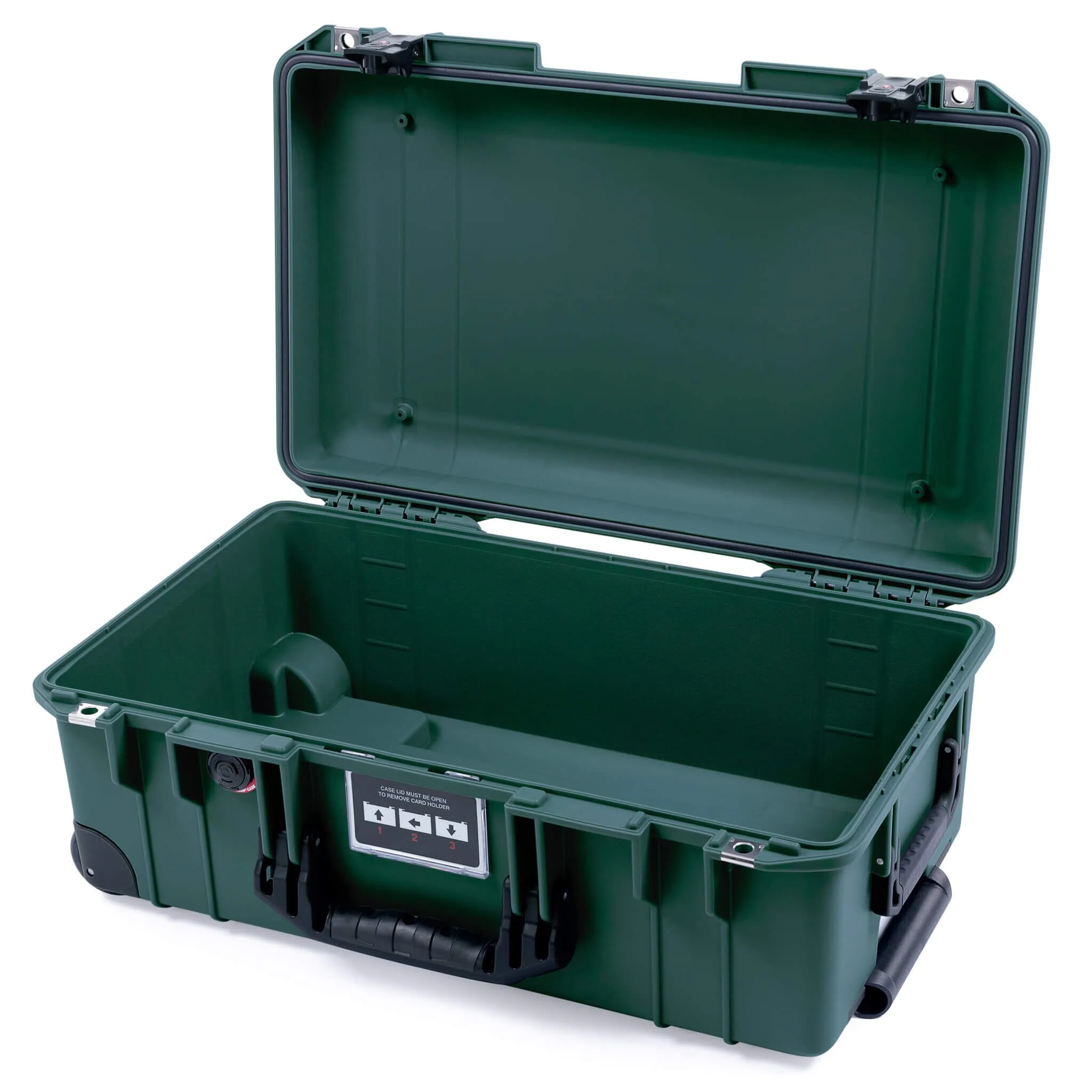 Pelican 1535 Air Case, Trekking Green with Black Handles & TSA Locking Latches