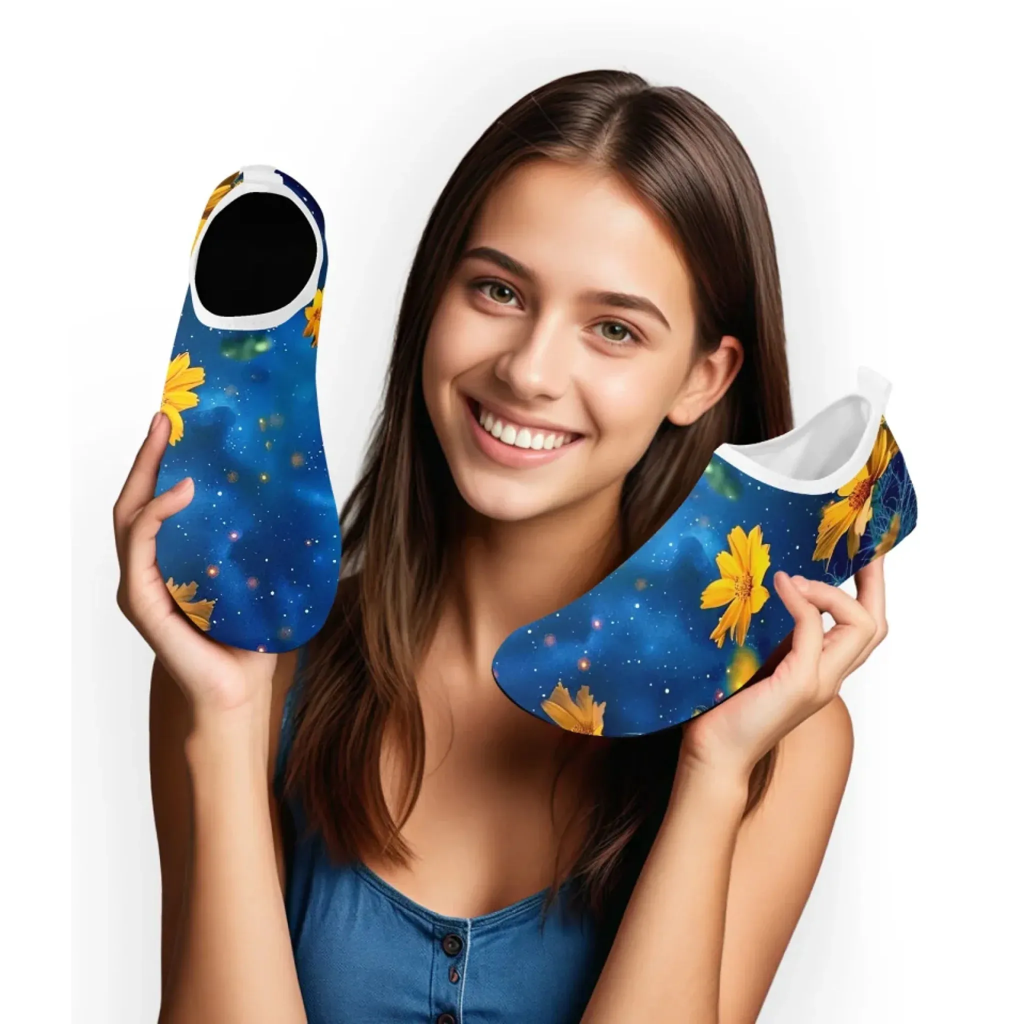 Personalized Summer Fashion Aqua Shoes, Custom Lightweight and Comfort Water Shoes, Stylish Unsiex Shoes