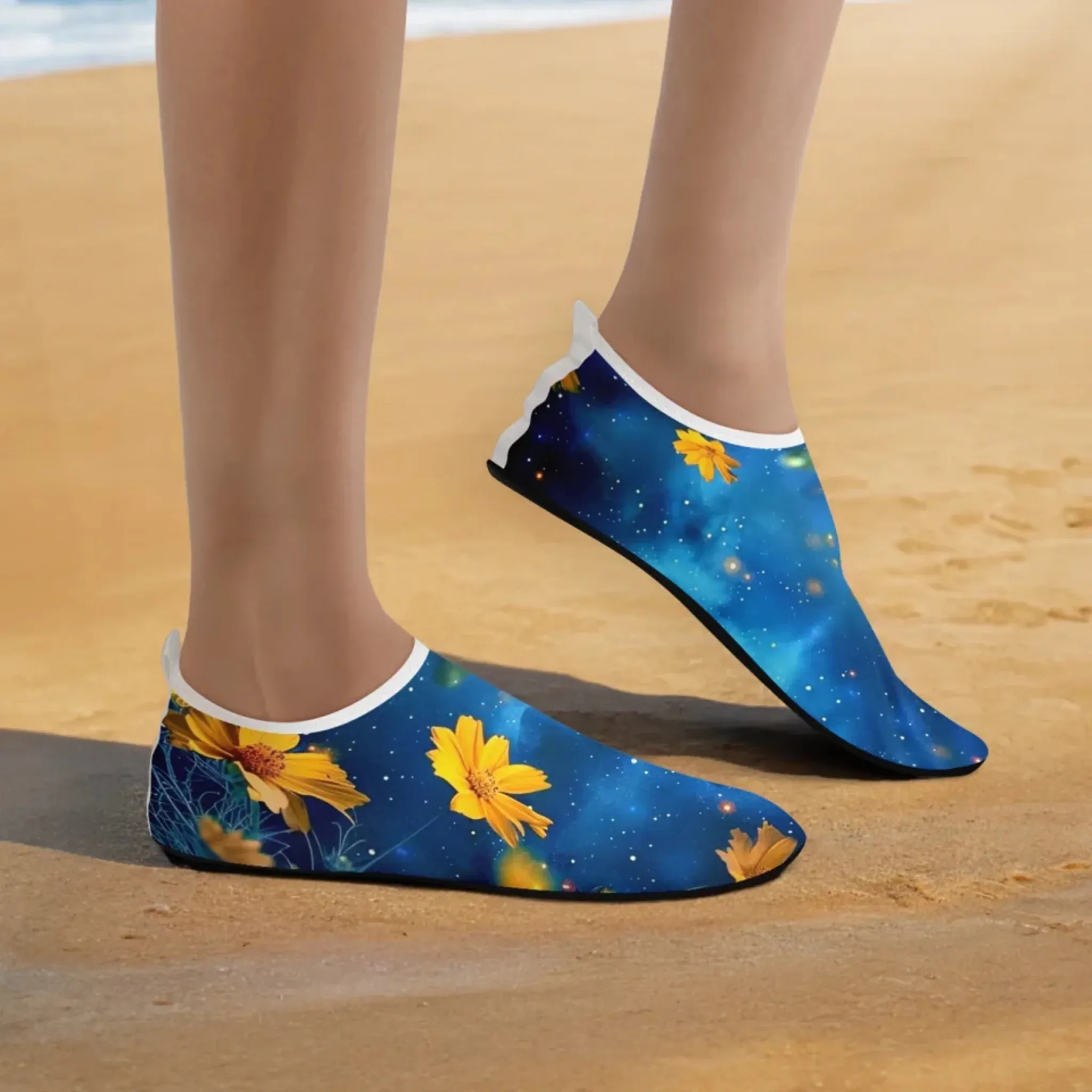 Personalized Summer Fashion Aqua Shoes, Custom Lightweight and Comfort Water Shoes, Stylish Unsiex Shoes