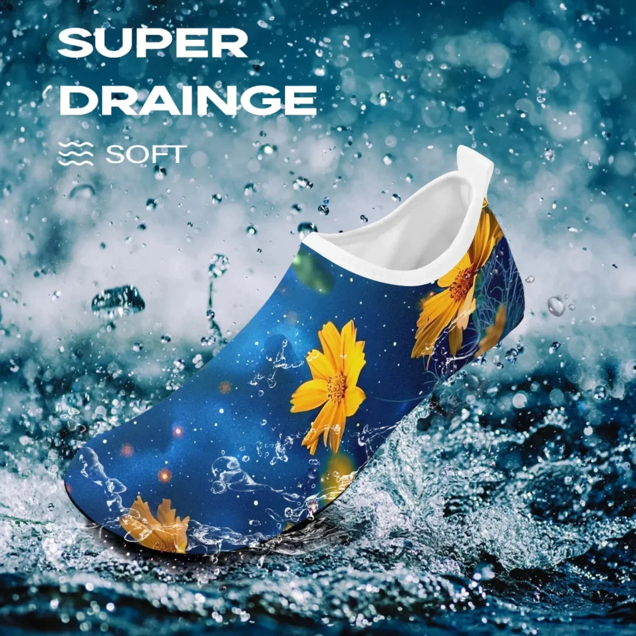 Personalized Summer Fashion Aqua Shoes, Custom Lightweight and Comfort Water Shoes, Stylish Unsiex Shoes