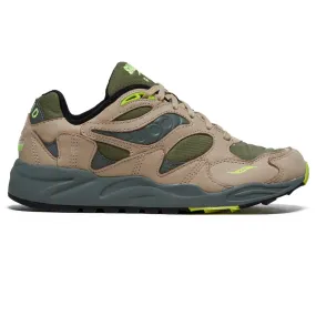 Saucony Grid Shadow 2 Shoes - Avocado/Beige