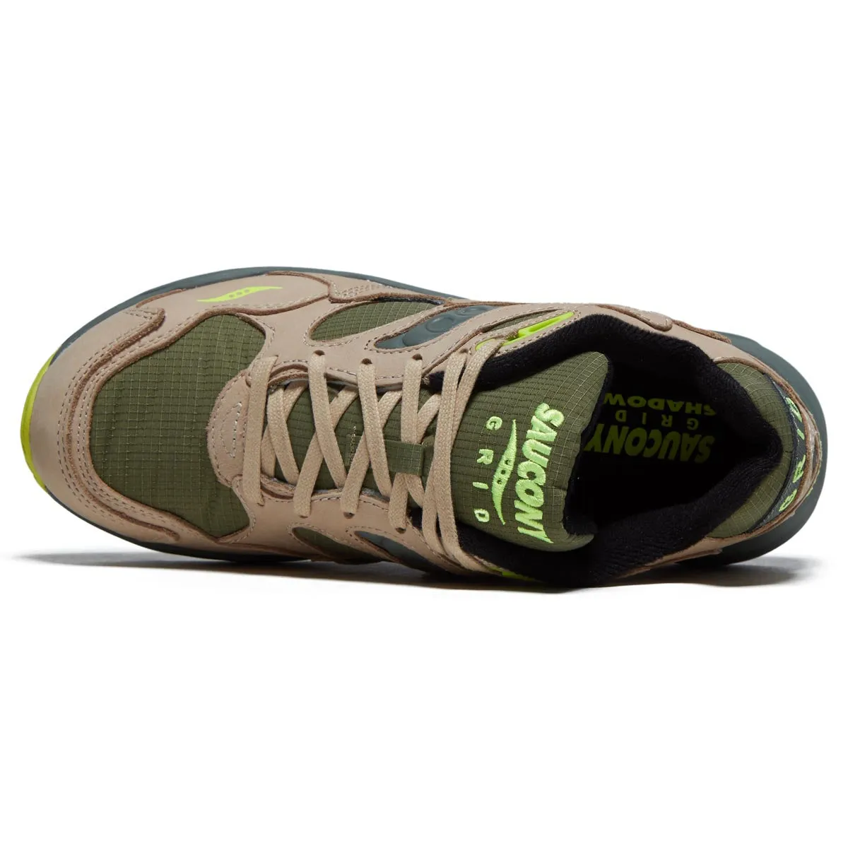 Saucony Grid Shadow 2 Shoes - Avocado/Beige