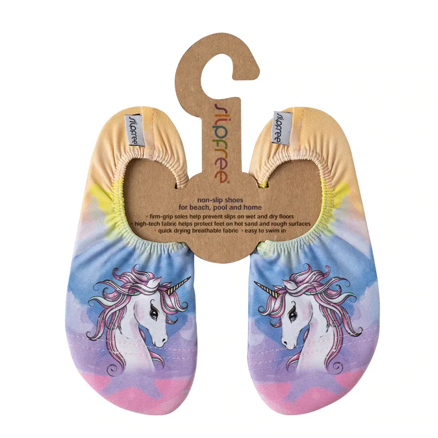Slipfree Royal Non Slip Shoes Beach Pool Home Pastel Multi Unicorn