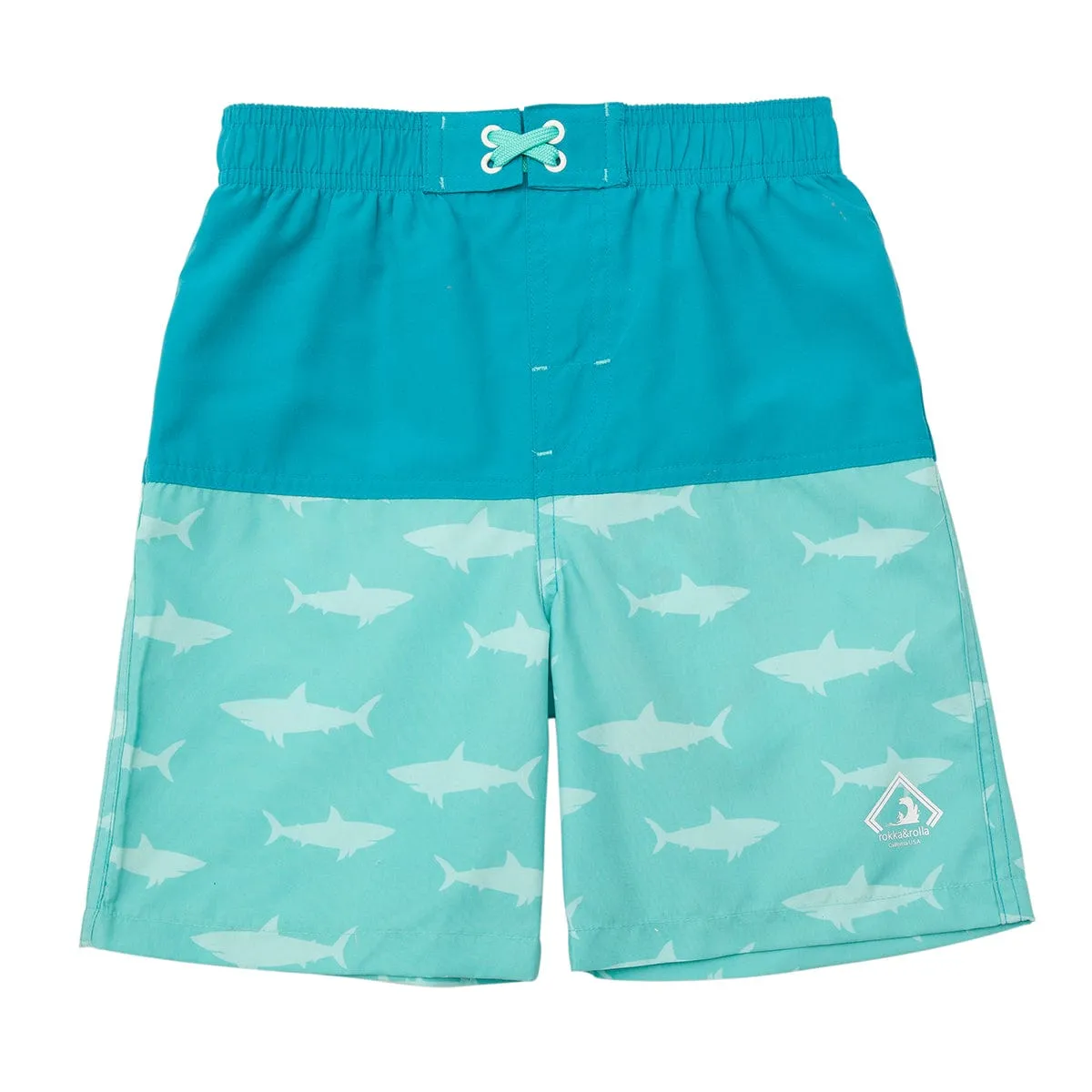 Toddler Boys' Mesh Lined Swim Trunks