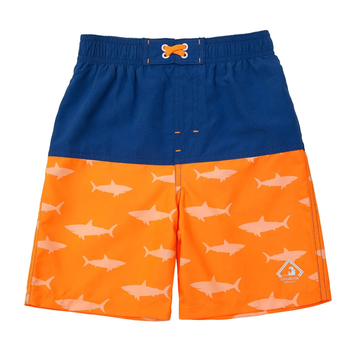 Toddler Boys' Mesh Lined Swim Trunks