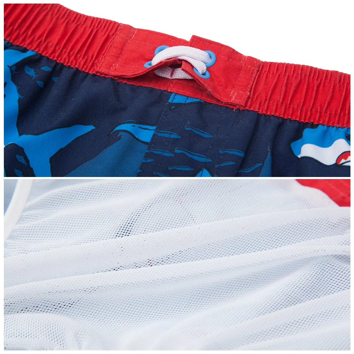 Toddler Boys' Mesh Lined Swim Trunks