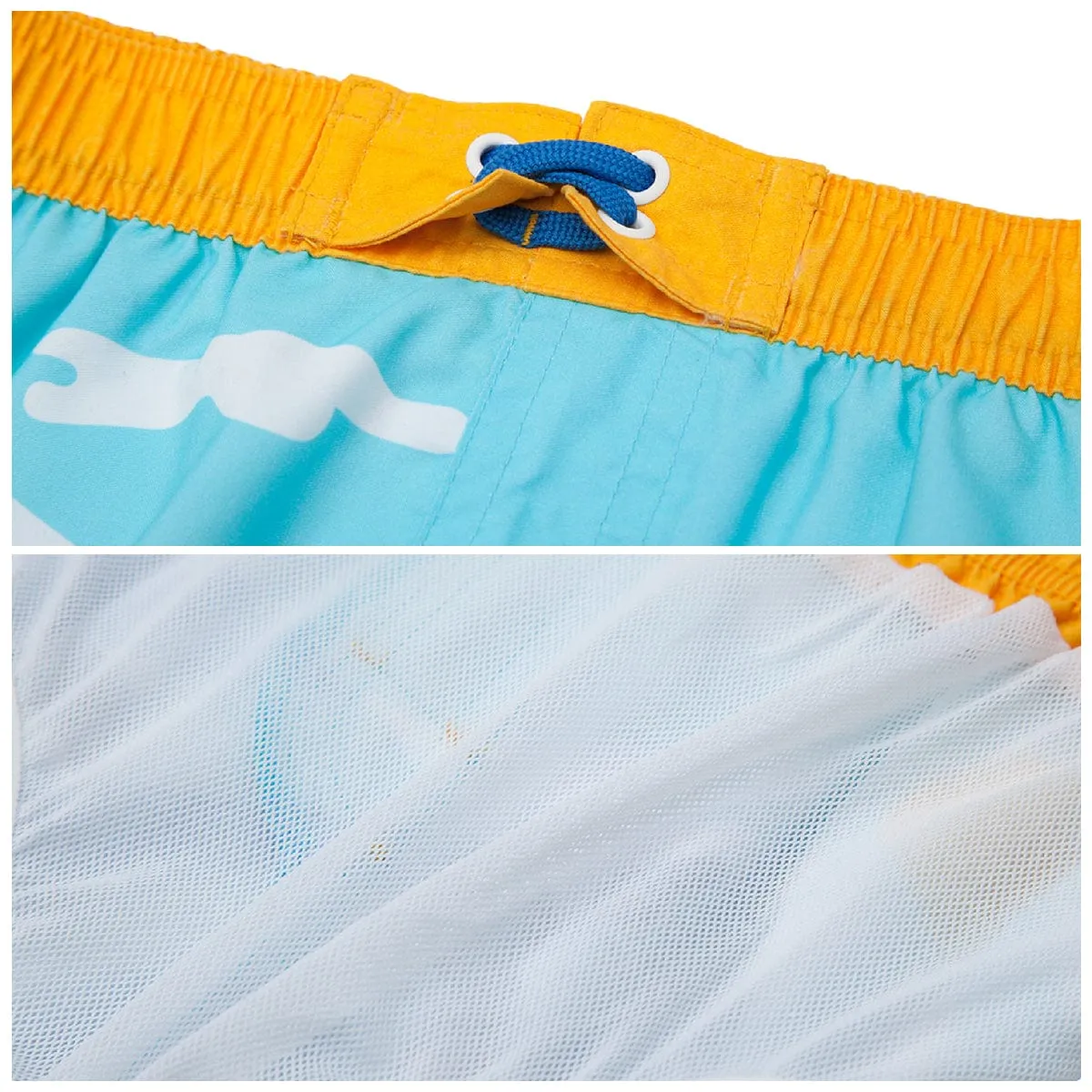 Toddler Boys' Mesh Lined Swim Trunks