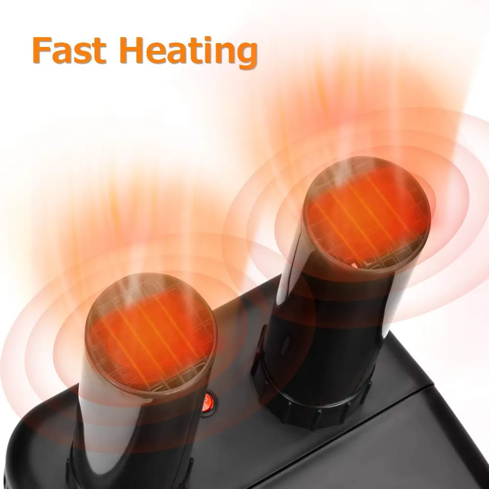 TRUSTECH Electric Shoe Dryer - Boot Dryer with Switch Control, Fast Drying and Overheat Protection, Constant Temperature & Super Quiet, Suitable for Snow Boots, Socks and Shoes