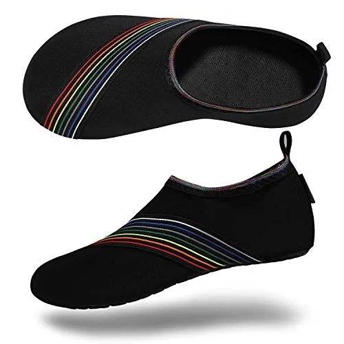 VIFUUR Water Sports Unisex Shoes Black - 4-5 W US / 3-4 M US (34-35)