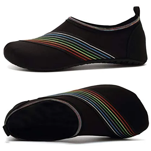 VIFUUR Water Sports Unisex Shoes Black - 4-5 W US / 3-4 M US (34-35)