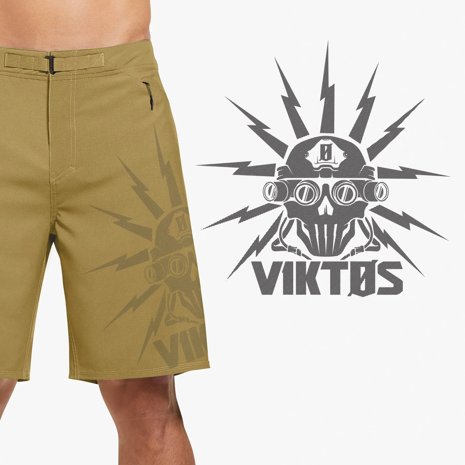 VIKTOS PTXF GYMSWYM Foureyes Shorts Coyote